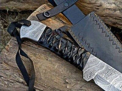 Damascus steel knife
