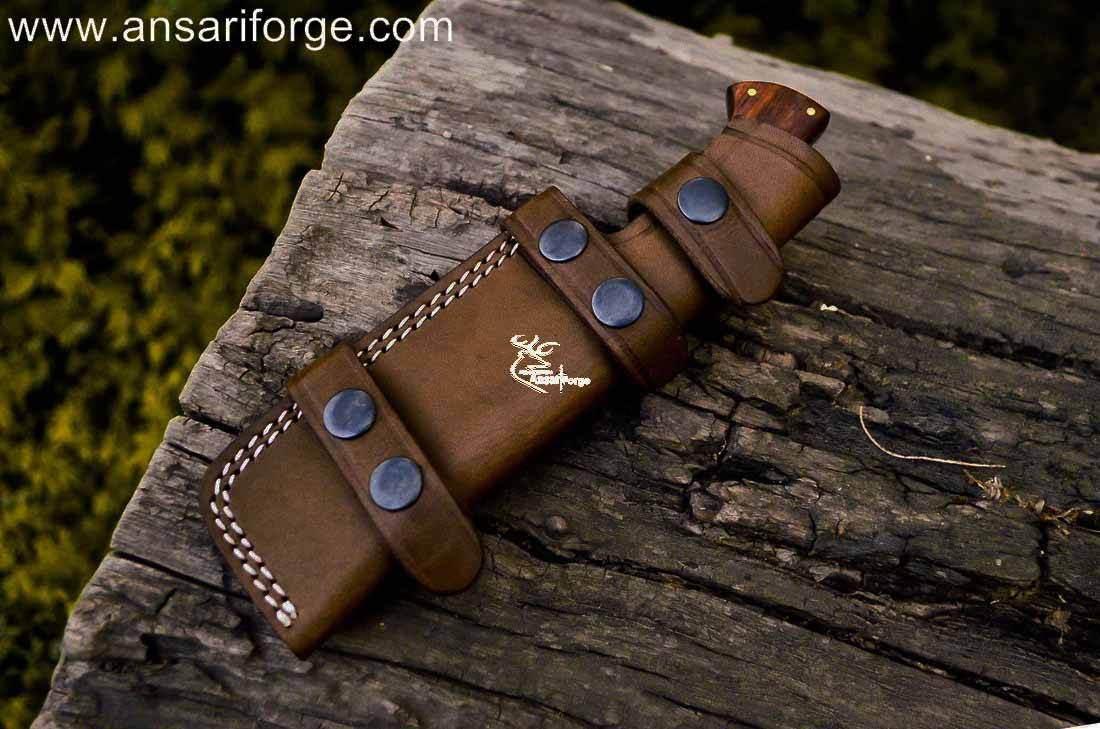 Best Fixed Blade Knife: Hunter Damascus Steel Fixed Blade Knife with Sheath