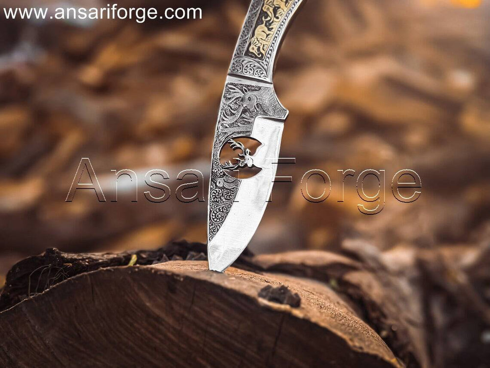 Handmade Engraved Knife