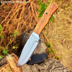 Handmade D2 Steel Fixed Blade Hunting Knife With Sheath