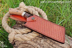 Custom handmade Damascus steel cleaver chopper chef knife