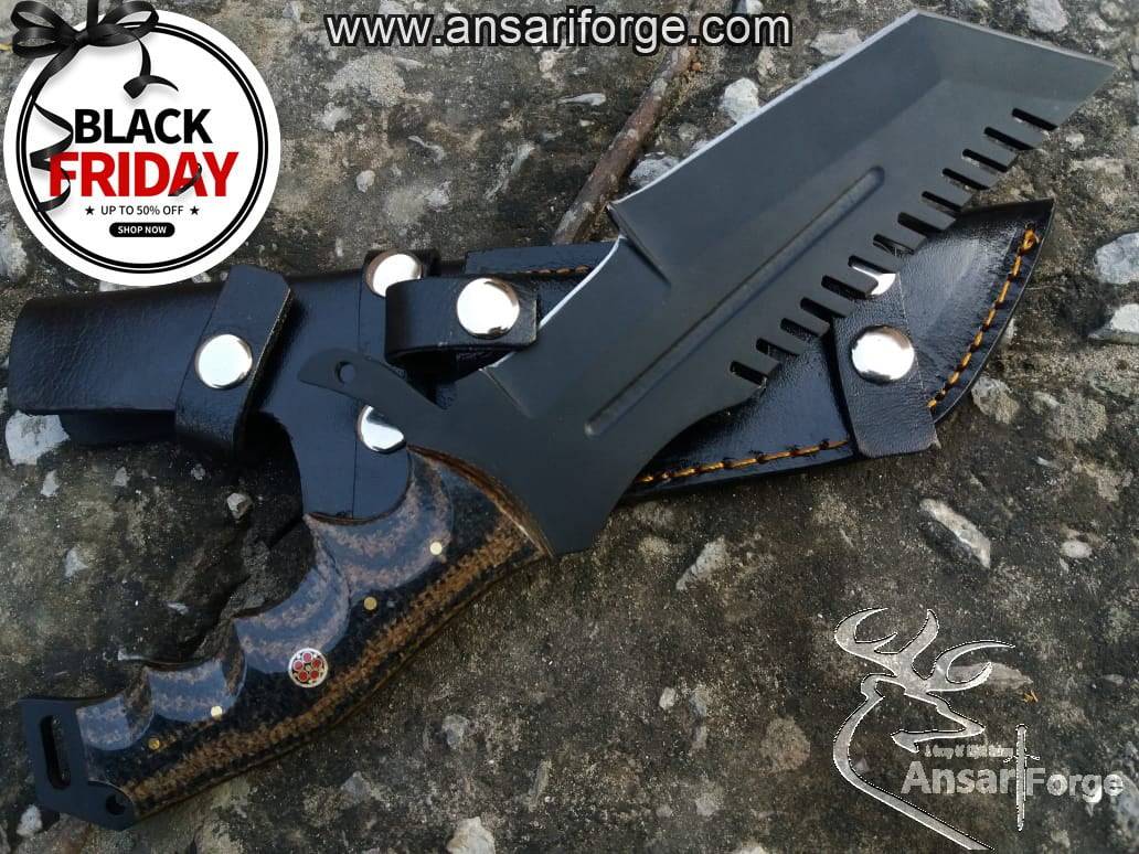 Forged 5160 steel Tracker - Hunting knife | Black Friday Sale