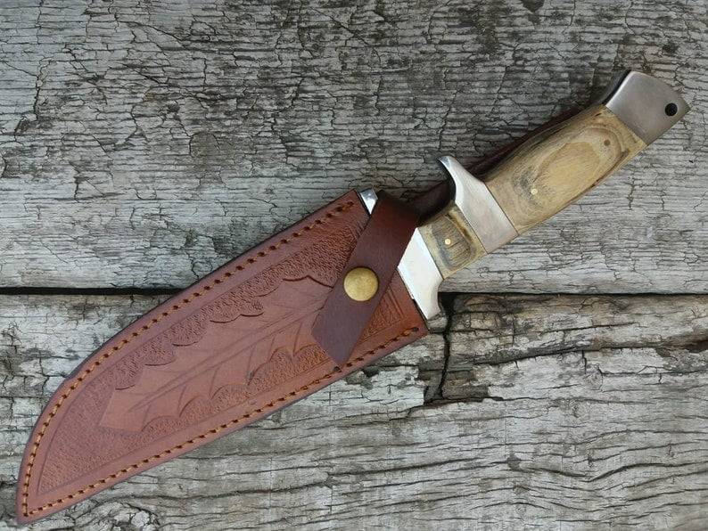 13 inches D2 tool steel sub hilt loveless bowie knife