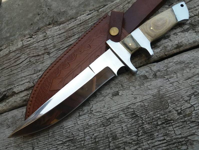 D2 tool steel sub hilt loveless bowie knife