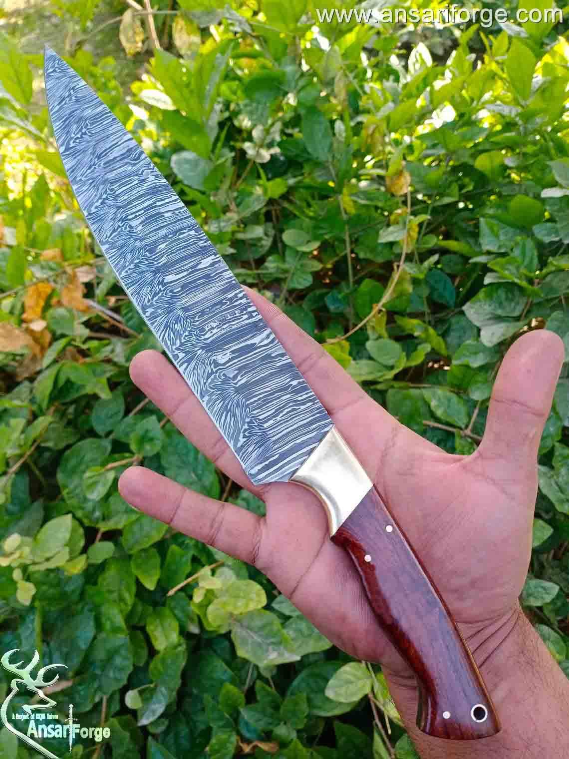 Damascus steel Best Chef knife Set With Case