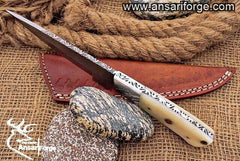 Custom made Damascus knife - Black Friday Sale