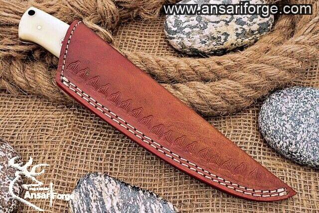 Custom made Damascus knife - Black Friday Sale