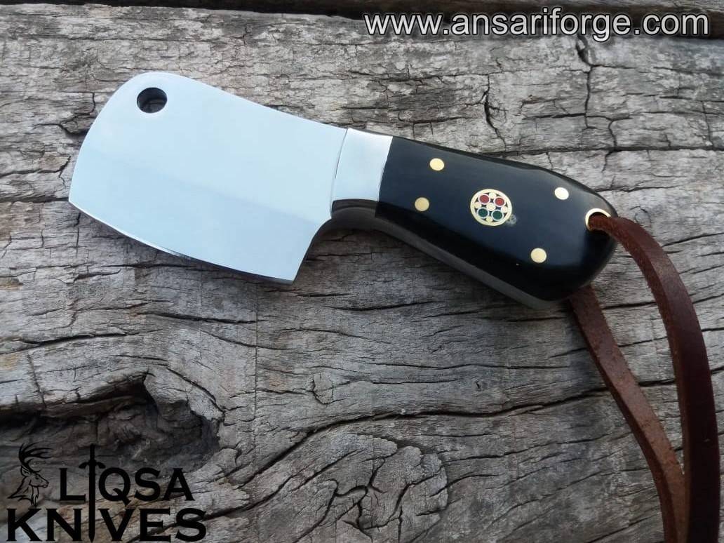 Mirror-polished EDC knife blade showcasing exceptional craftsmanship