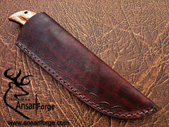 Damascus steel handmade skinner/hunting knife