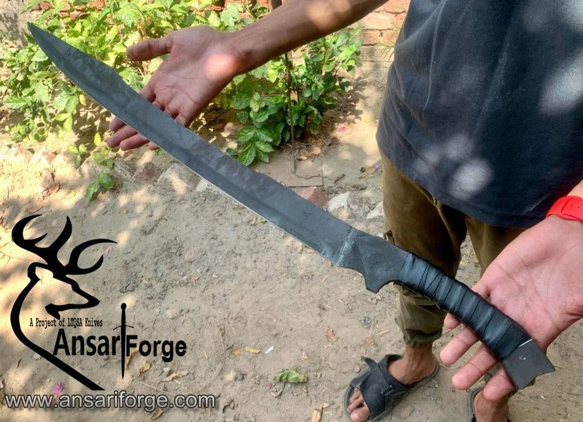 Survival Machete Knife - Hand-forged by Ansari Forge.