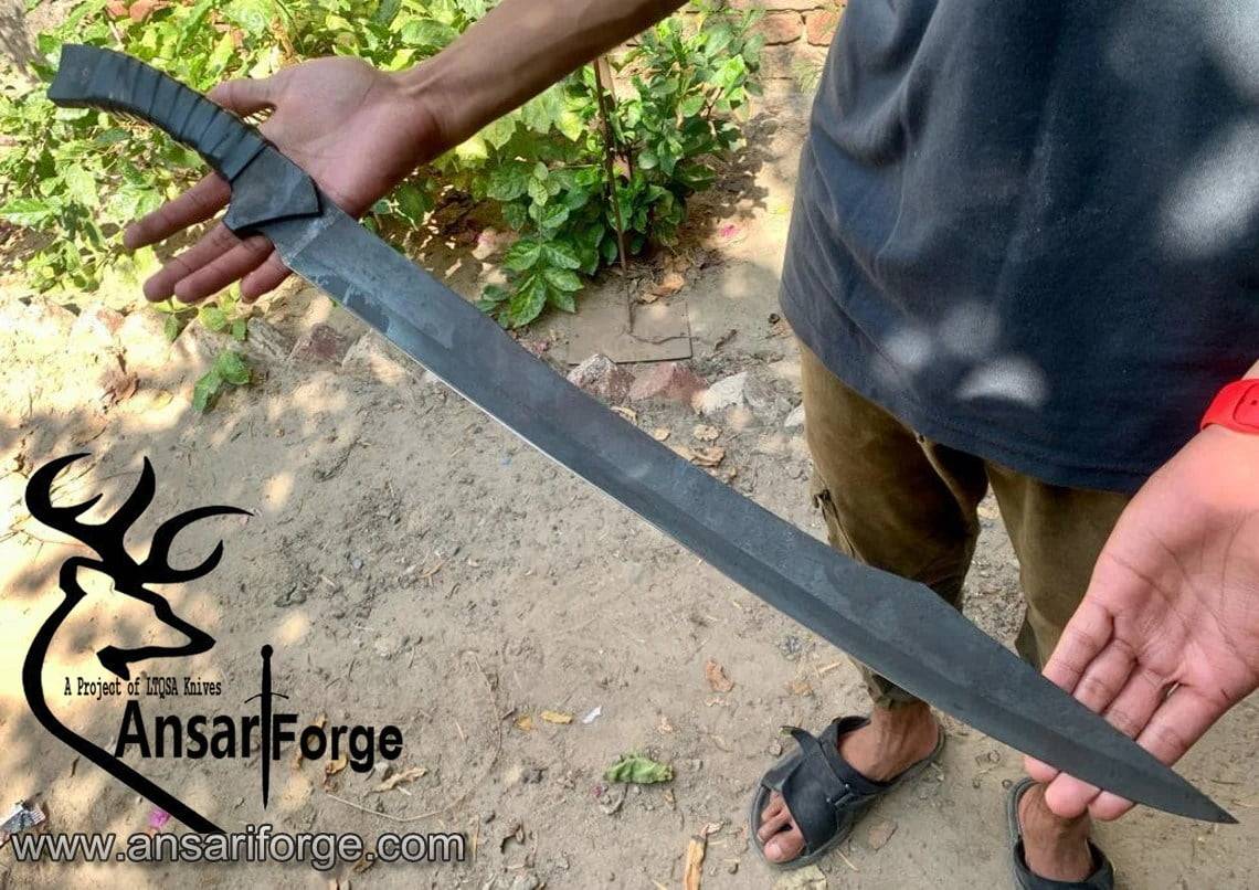 High Carbon steel forged machete knife Outdoor survival tactical