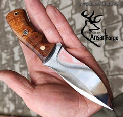 Handmade beautiful D2 tool steel hunting knife skinner