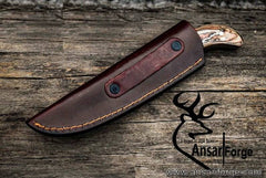 High carbon steel 1095 handmade hunting knife