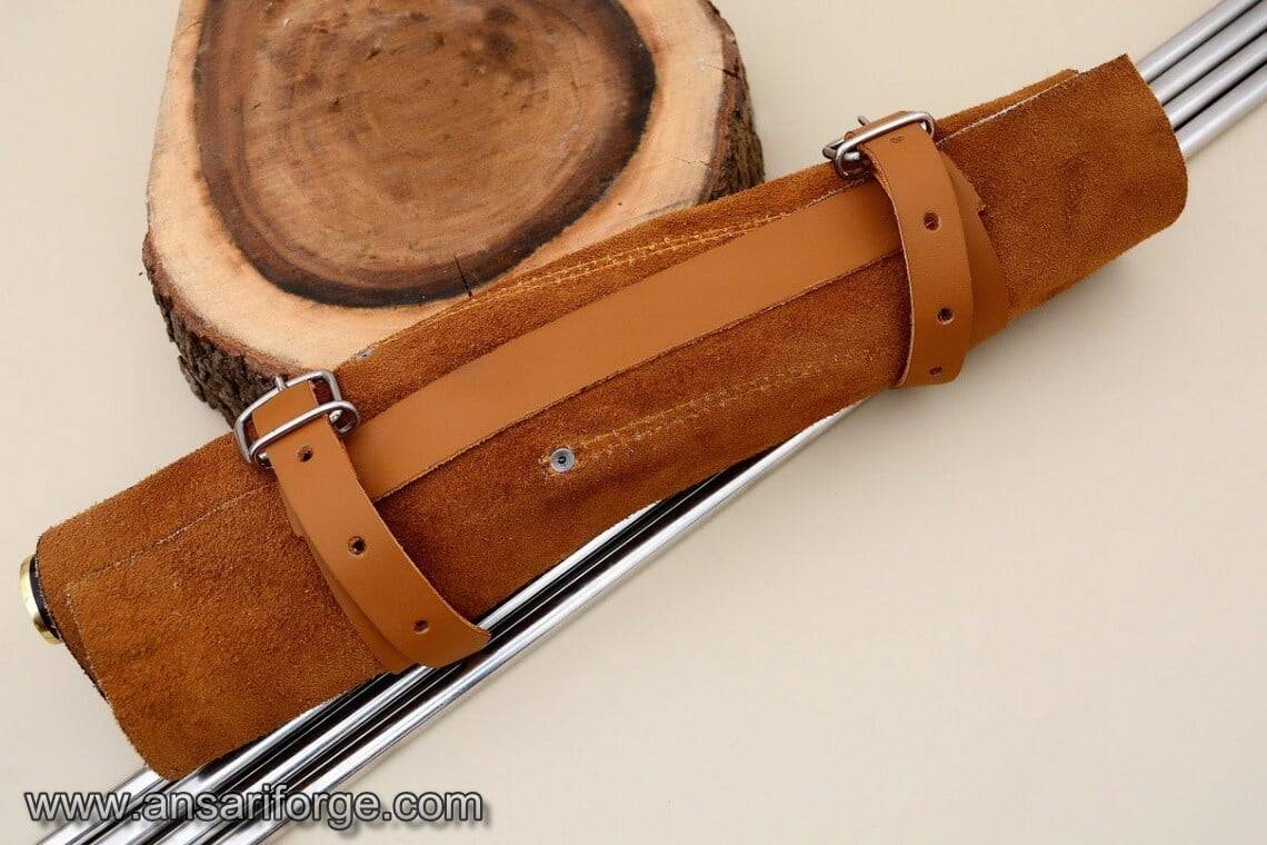 3 PCS Fancy kitchen knives set with leather bag