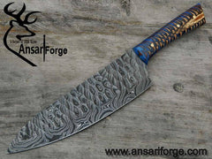 Custom Handmade Professional 8-inch Damascus Chef Knife