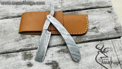 Damascus Straight Razor perfect Shaving ready Classic Barber Blade Gift for him