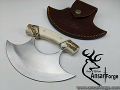 Stainless steel handmade ulu knife