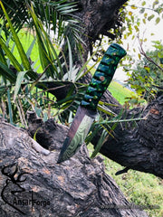Handmade Damascus Skinner Knife Outdoor Knife Gift for Him