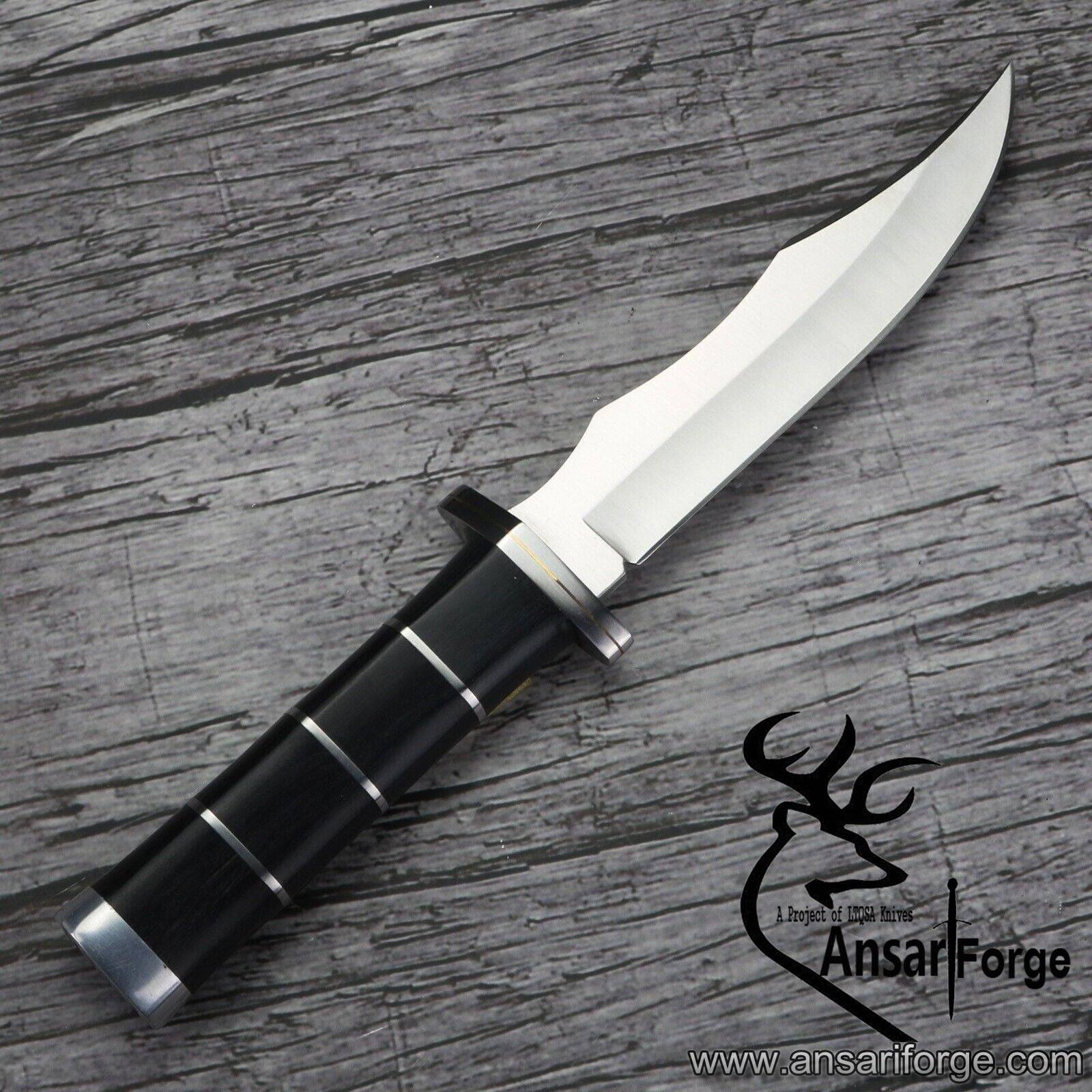 D2 steel handmade hunting knife Micarta and steel handle