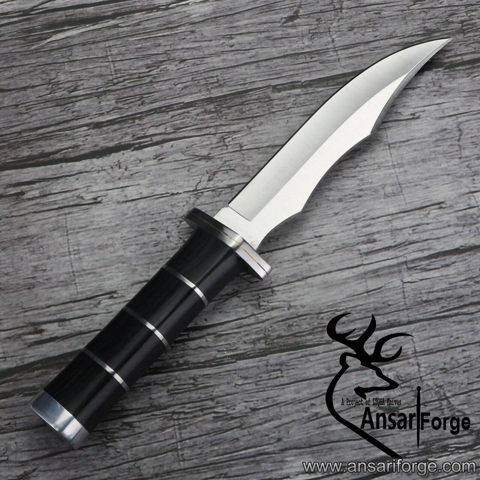 D2 steel handmade hunting knife Micarta and steel handle