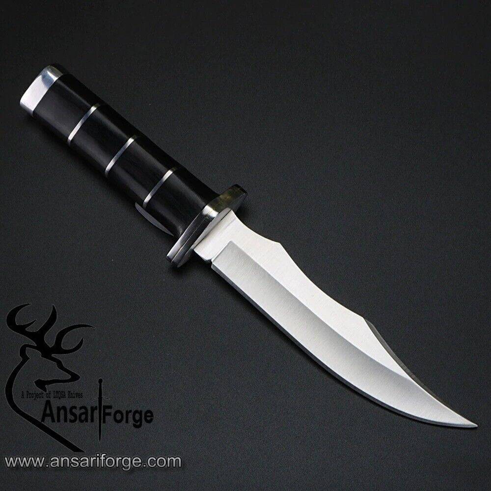 D2 steel handmade hunting knife Micarta and steel handle