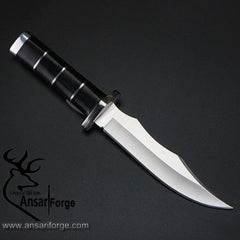 D2 steel handmade hunting knife Micarta and steel handle
