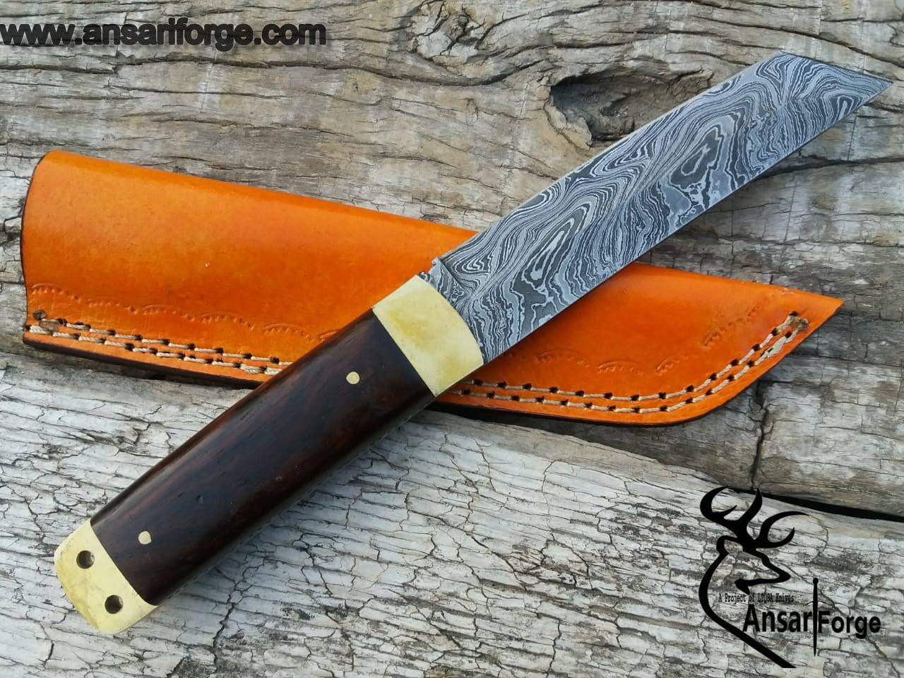Damascus tanto knife