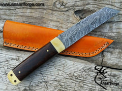 Damascus tanto knife