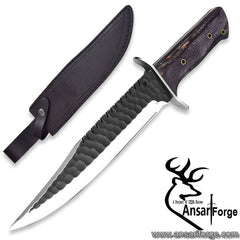 High carbon steel 12 inches forged Hunting knife