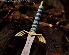 Zelda Sword – Handmade Legend of Zelda Sword Replica with Scabbard | Ansari Forge
